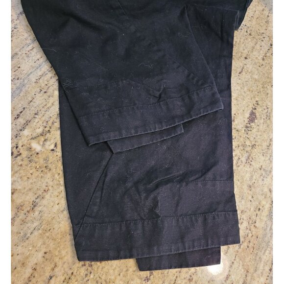 A.L.C. Women's Size 36 Asymmetric Hem Black Preppy Cotton Blend 36x24" Capri XL - Picture 15 of 16